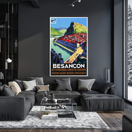 Besançon A Picturesque Tourist Poster