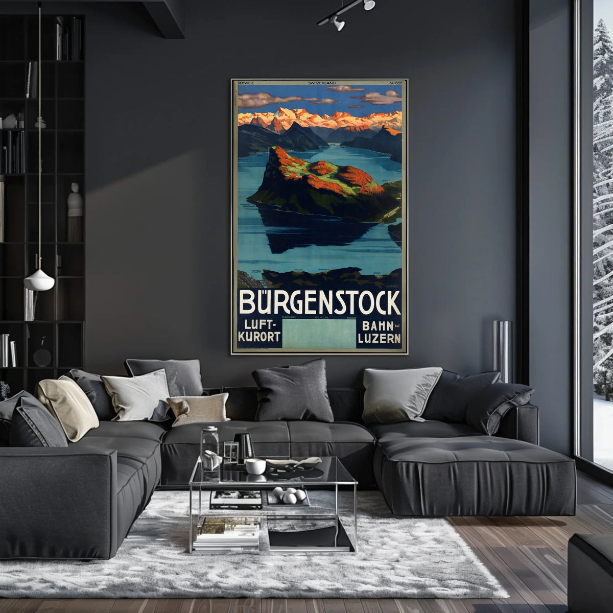 Bürgenstock Scenic Swiss Retreat Poster