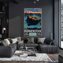 Bürgenstock Scenic Swiss Retreat Poster
