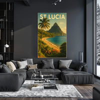 St. Lucia Paradise Poster
