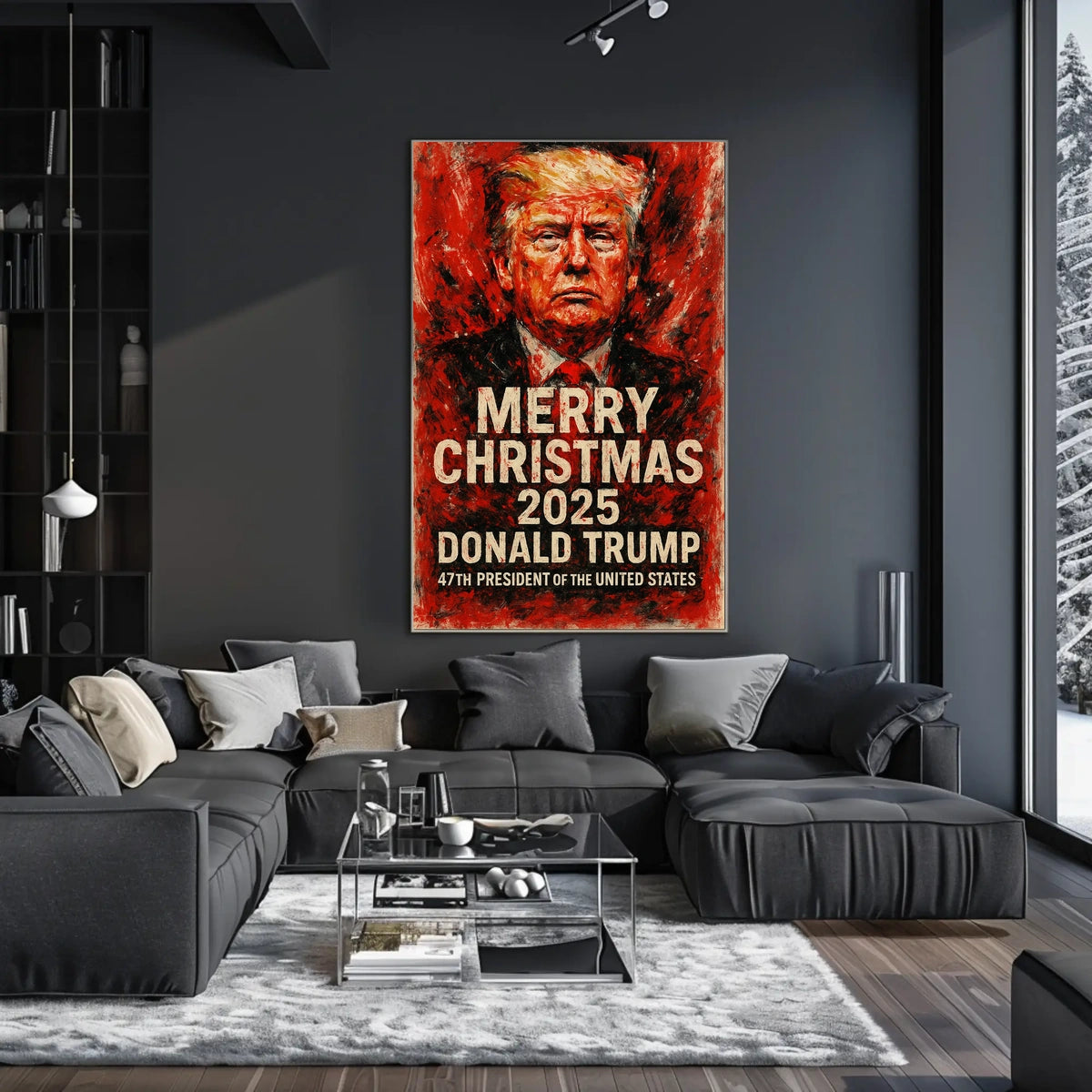 Donald Trump Christmas Holiday 2025 Political Poster