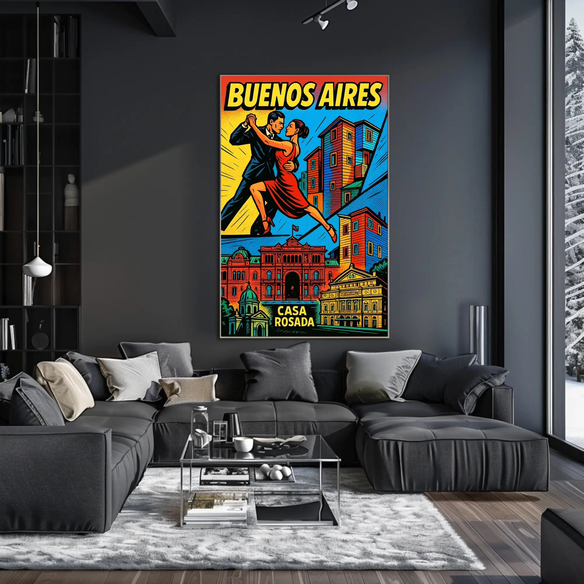 Buenos Aires A Vibrant Cityscape Poster