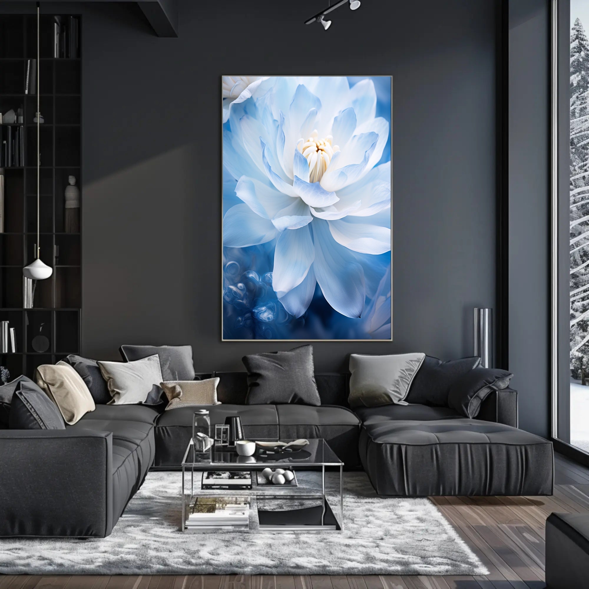 Serenity In Blue Poster