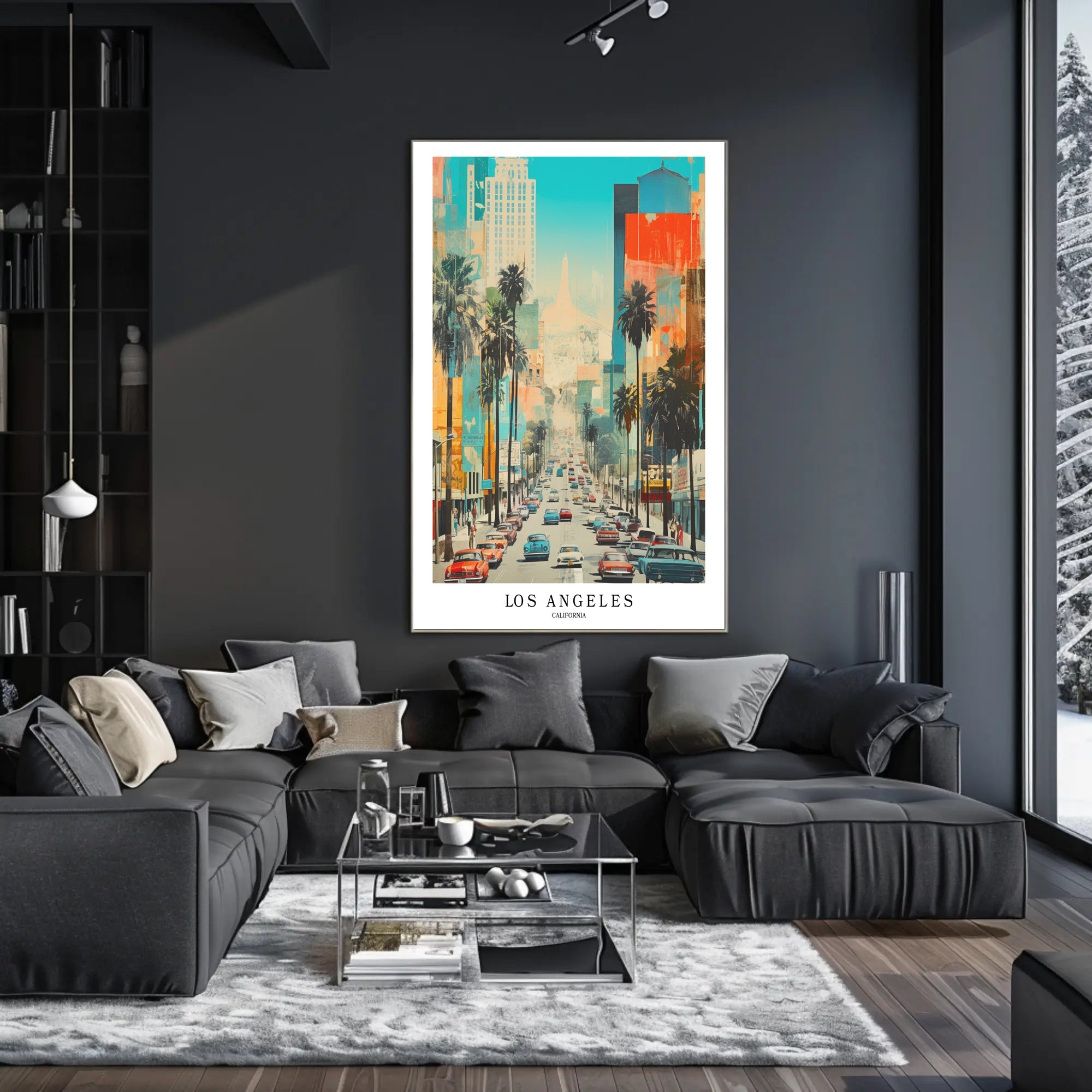 Los Angeles Vibes Poster PosterGoat