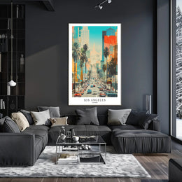 Los Angeles Vibes Poster PosterGoat