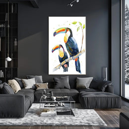 Vibrant Toucans Poster