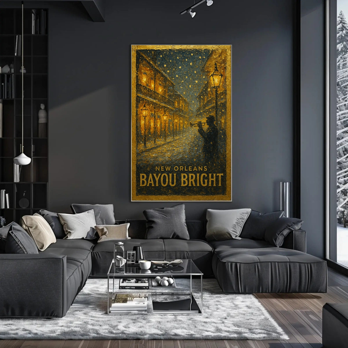 New Orleans Bayou Bright Poster