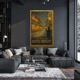 New Orleans Bayou Bright Poster