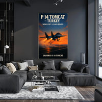 Grumman F-14 Tomcat Wings Out, Claws Ready Poster PosterGoat