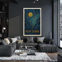 New York Nightscape Poster