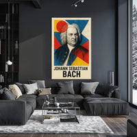 Artistic Johann Sebastian Bach Abstract, Artistic, or Pop Culture Poster