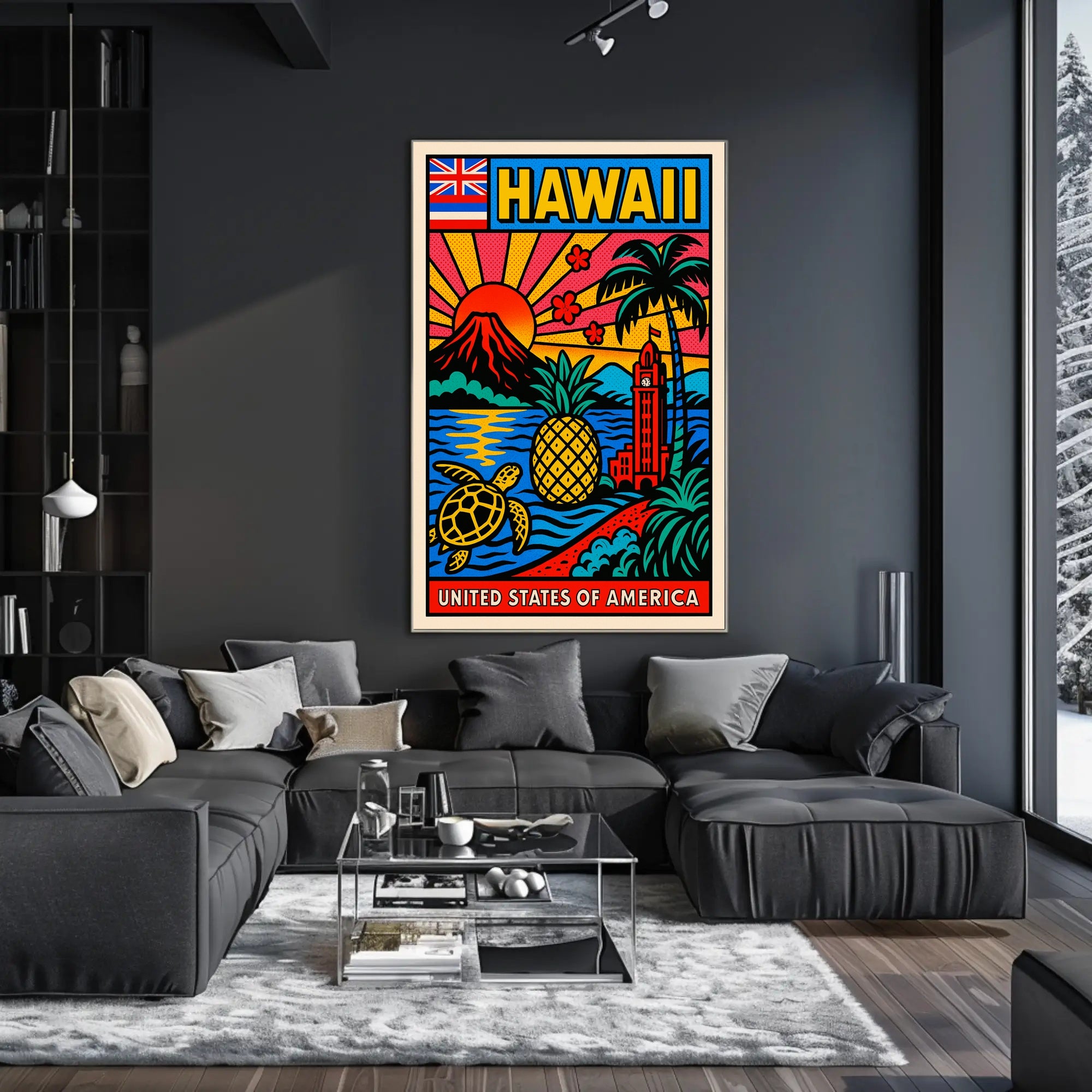 Hawaii Travel Poster PosterGoat