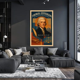 Thomas Jefferson A Legacy of Leadership Poster