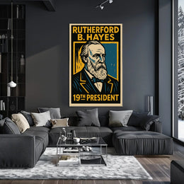 Rutherford B. Hayes 19th President Poster