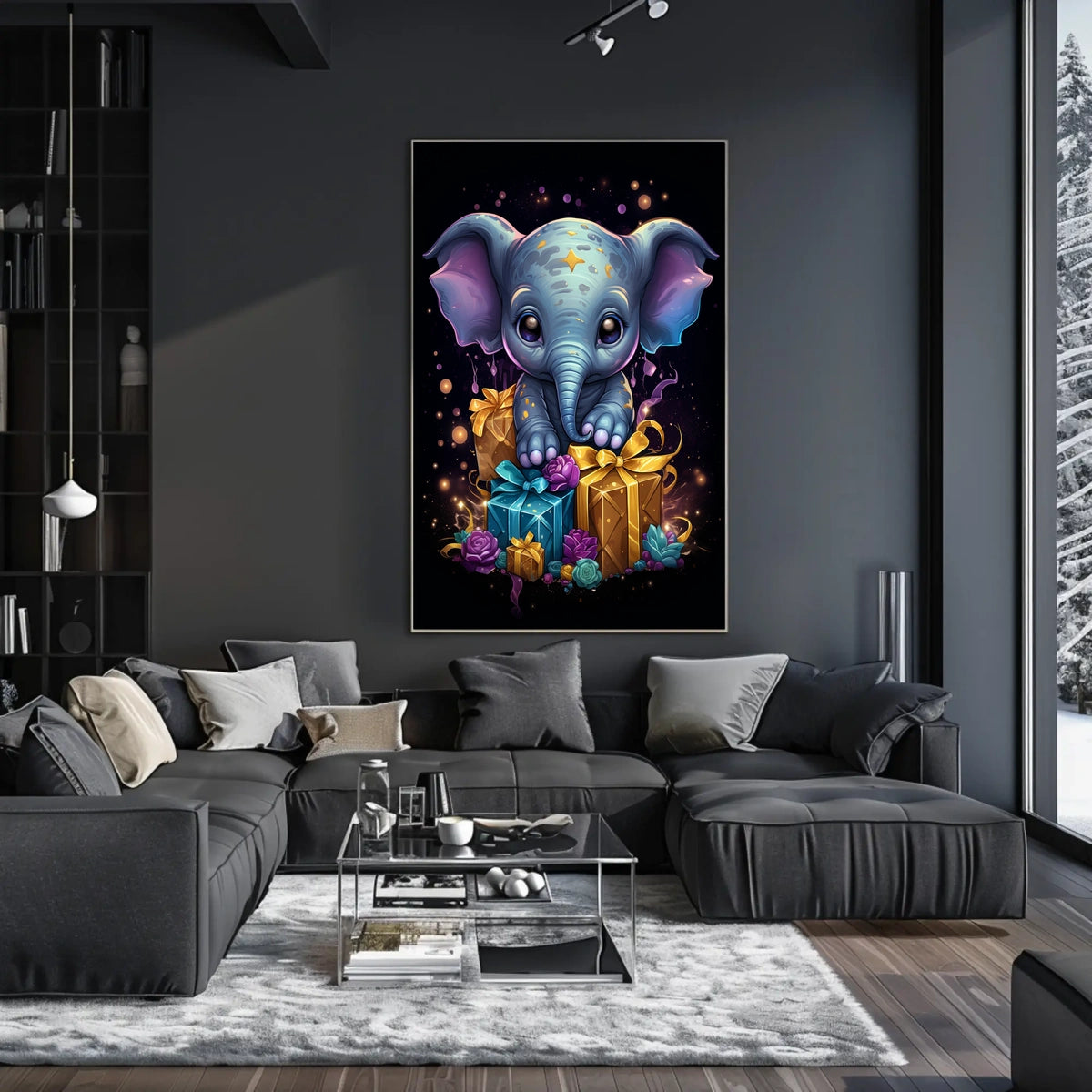Enchanted Elephant Celebration Poster