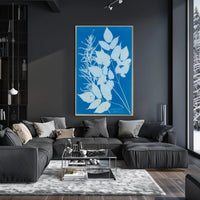 Botanical Cyanotype Poster