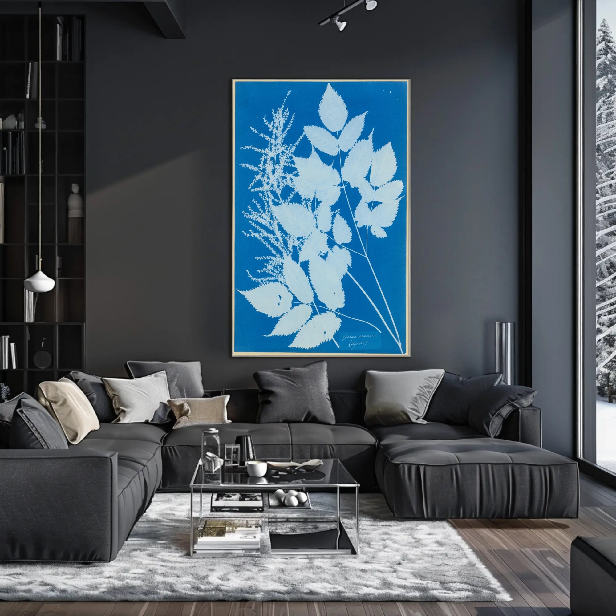 Botanical Cyanotype Poster