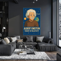 Albert Einstein Theory Of Relativity Poster