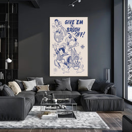 Give 'Em the Brush Off! Poster PosterGoat