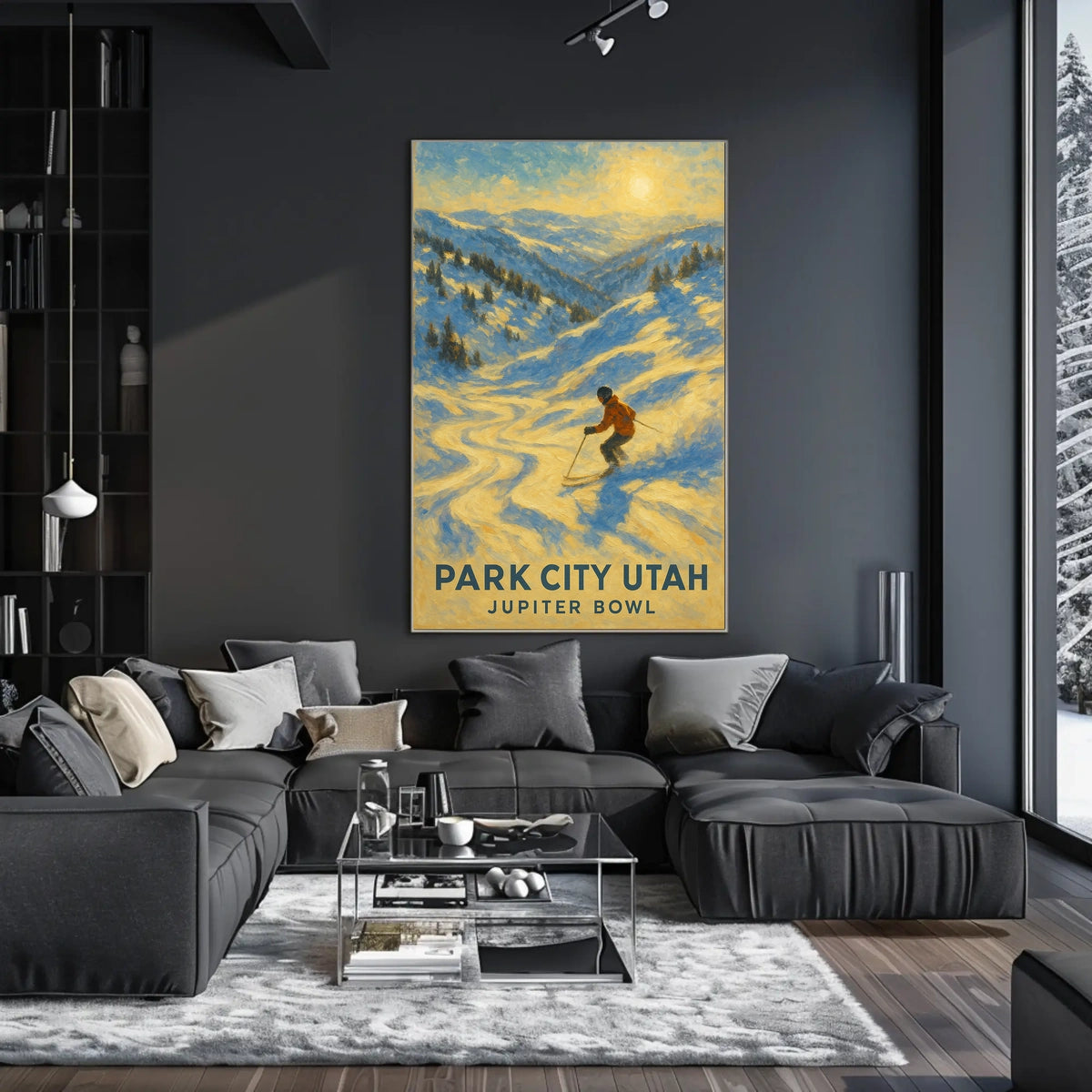 Park City Utah Jupiter Bowl Poster
