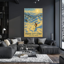 Park City Utah Jupiter Bowl Poster