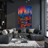 City Lights at Dusk