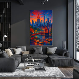 City Lights at Dusk
