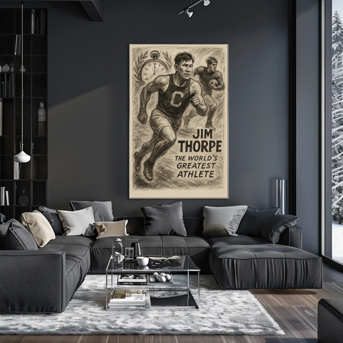Jim Thorpe Legendary Athlete Jim Thorpe Poster