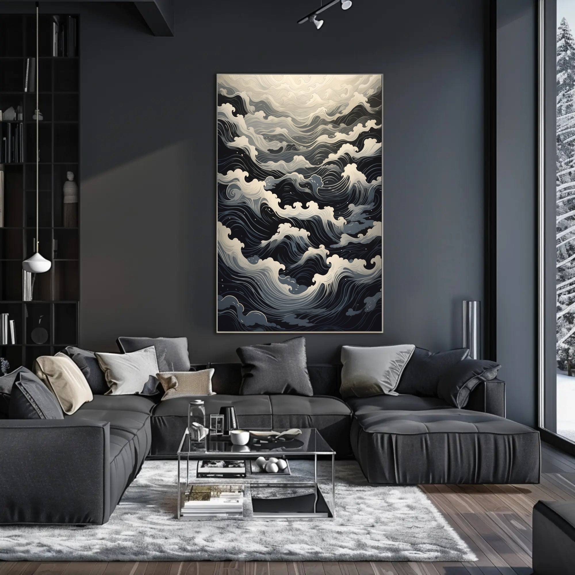 Ocean Waves A Serene Journey Poster PosterGoat