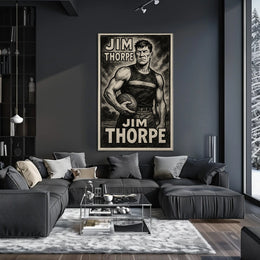 Jim Thorpe Legendary Athlete Poster