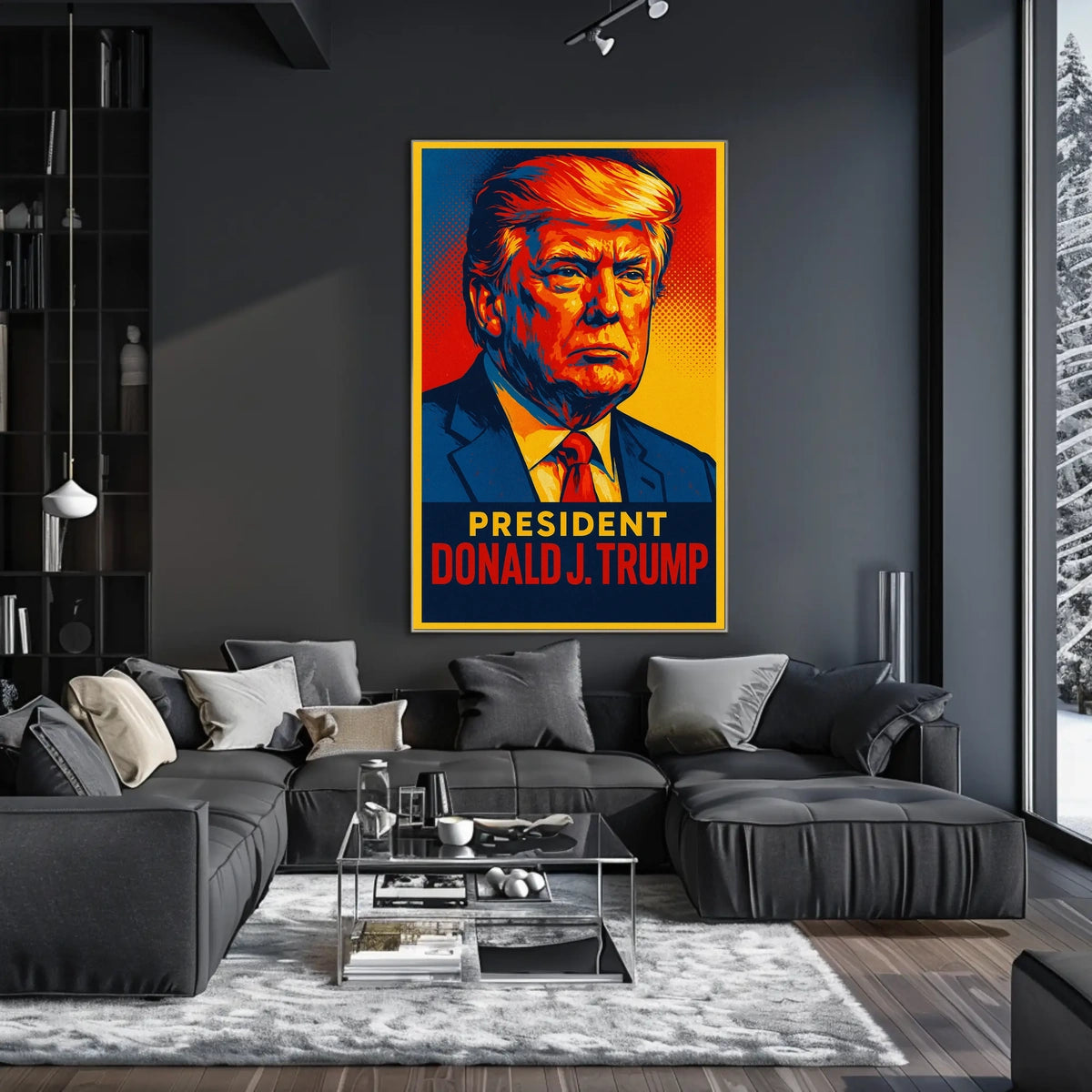 Donald J. Trump President Poster
