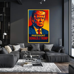 Donald J. Trump President Poster
