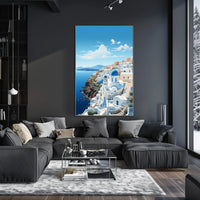 Santorini Serenity Poster PosterGoat