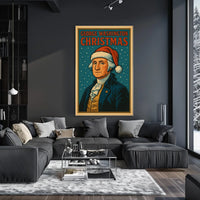 George Washington Christmas Poster