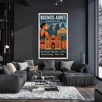 Buenos Aires Argentina Travel Poster
