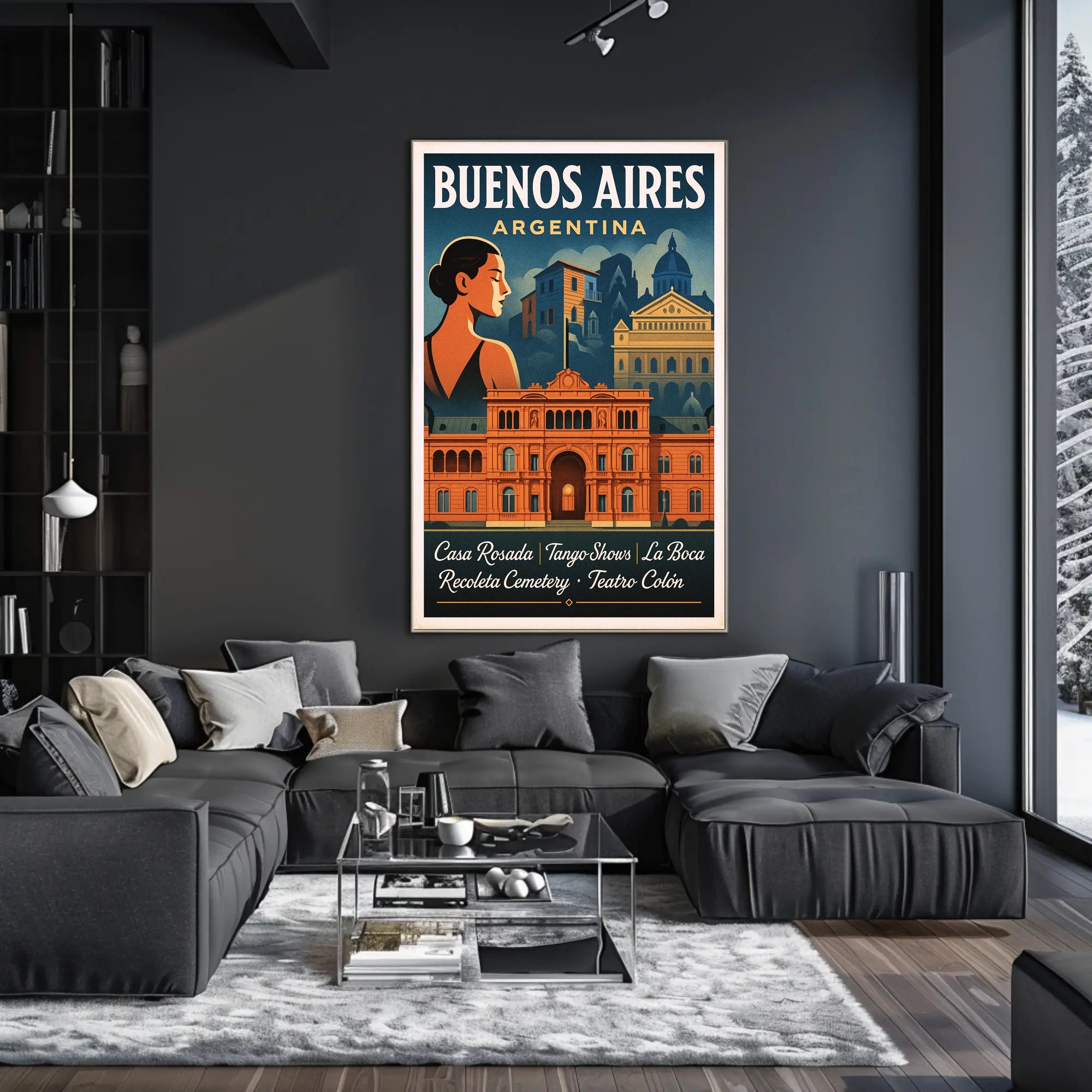 Buenos Aires Argentina Travel Poster