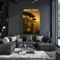 Amalfi Coast Vintage Vintage Poster