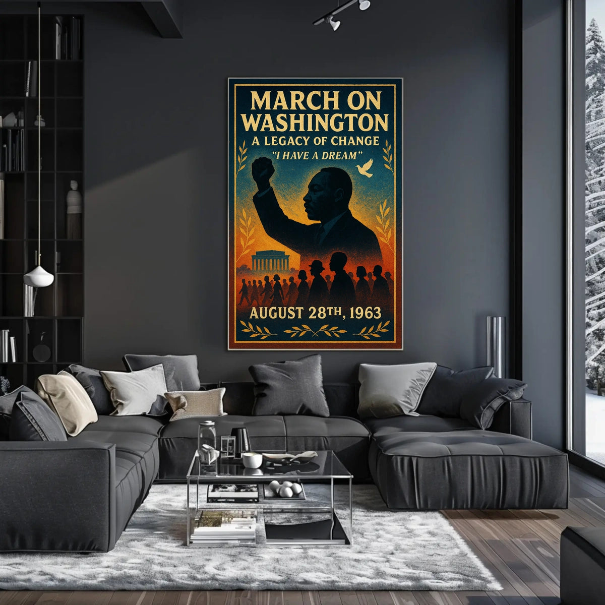 Historic March on Washington Commemorative Poster Art
