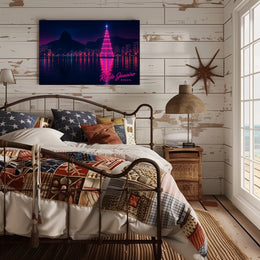 Rio de Janeiro Nightscape Poster