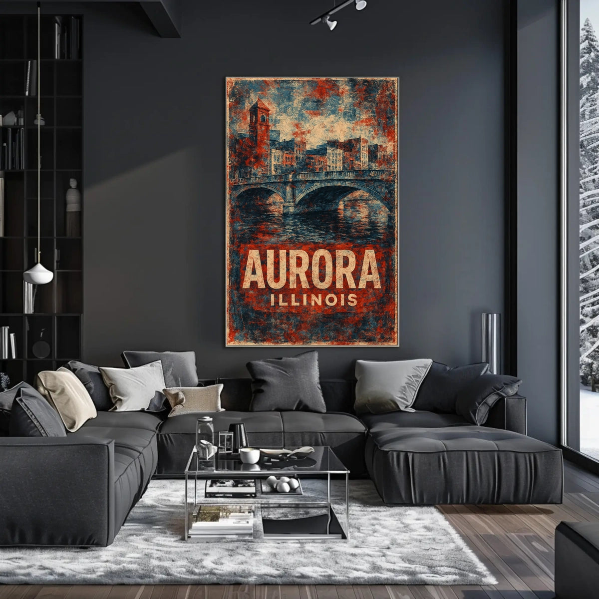 Aurora, Illinois Poster
