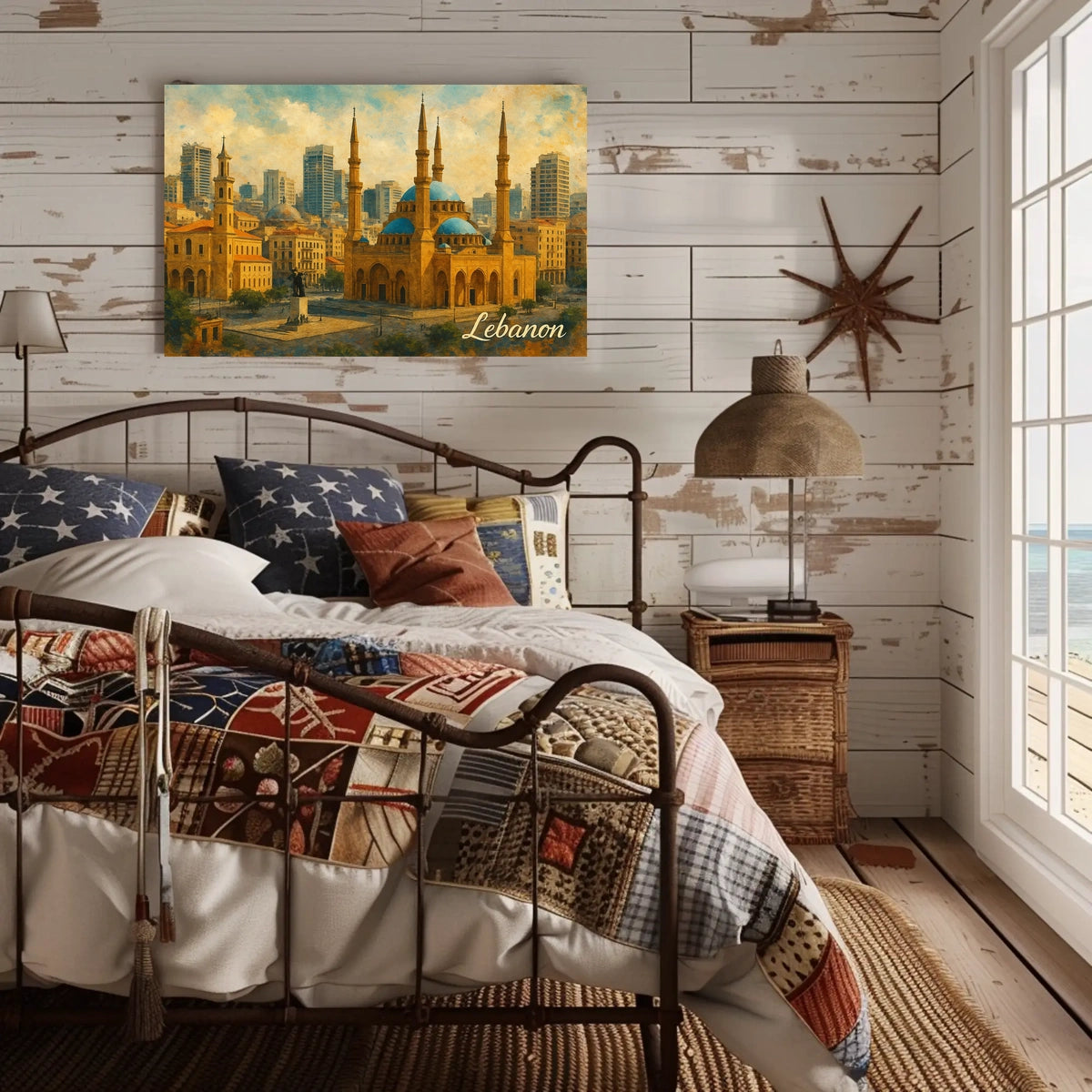 Beiruts Architectural Harmony Poster