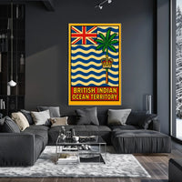 British Indian Ocean Territory Flag Poster