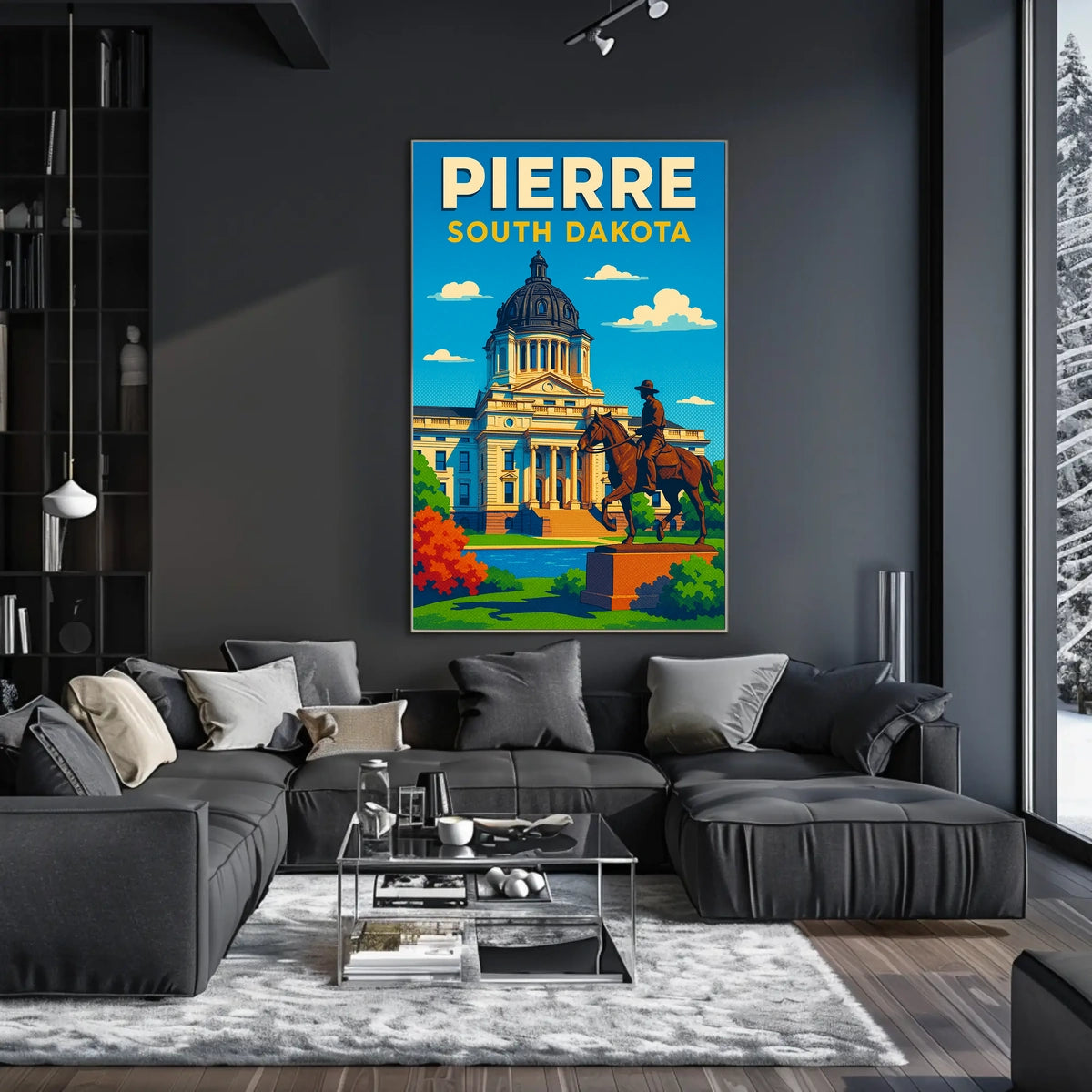 Pierre, South Dakota Poster
