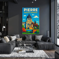Pierre, South Dakota Poster