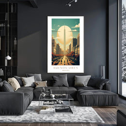 Buenos Aires Skyline Poster PosterGoat