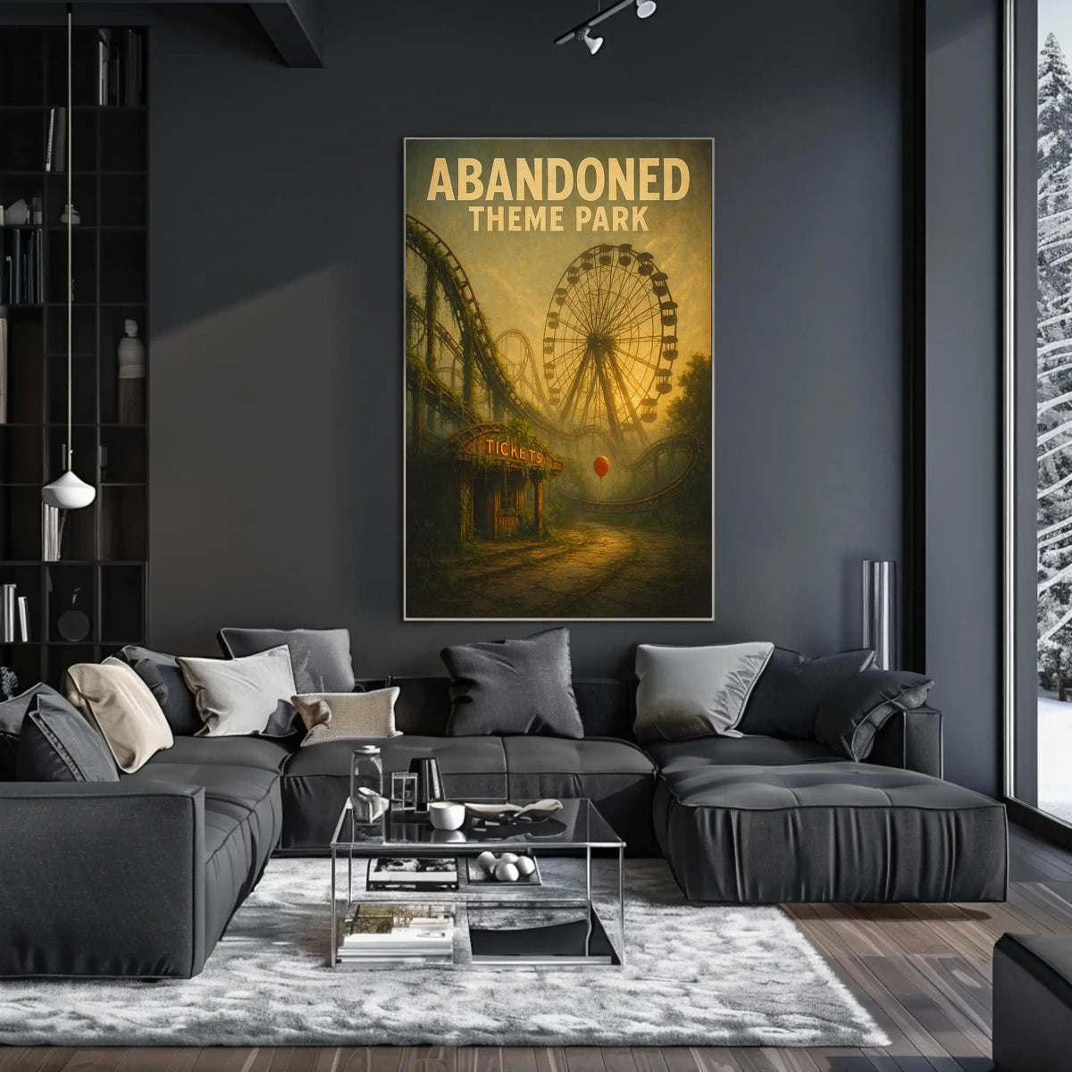 Abandoned Theme Park Poster