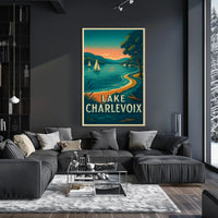 Lake Charlevoix Serenity Travel Poster