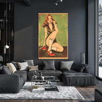 Vintage Pin-Up Art Poster