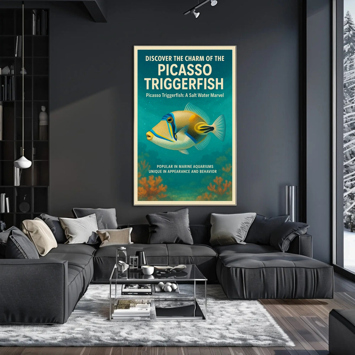 Discover the Charm of the Picasso Triggerfish Poster