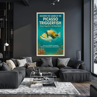 Discover the Charm of the Picasso Triggerfish Poster